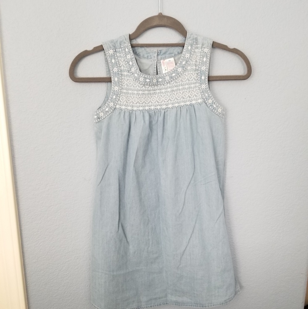 Soft denim Girls Dress